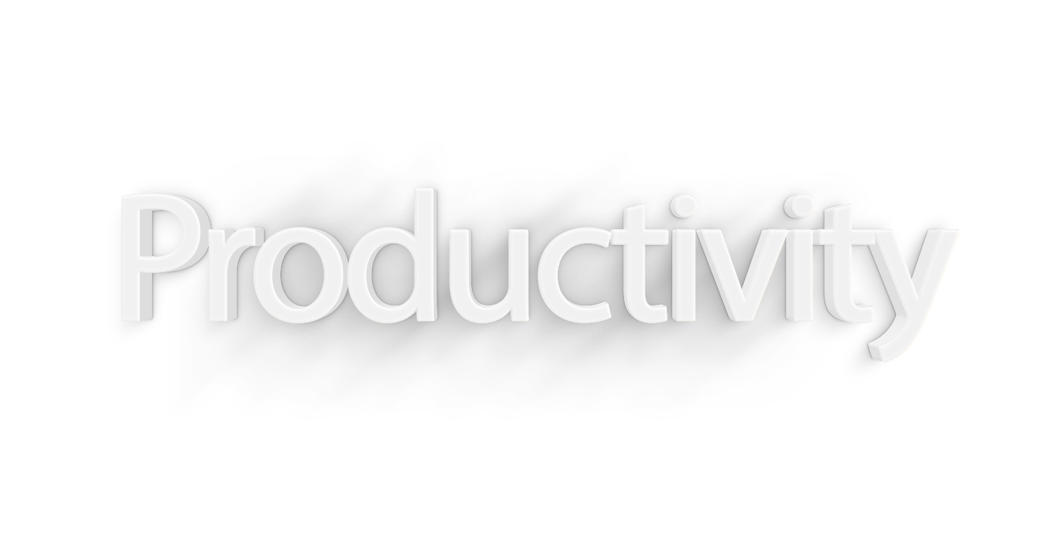Productivity png, word Productivity png, Productivity word png, Productivity text png, Productivity font png, word Productivity text effects typography PNG transparent images